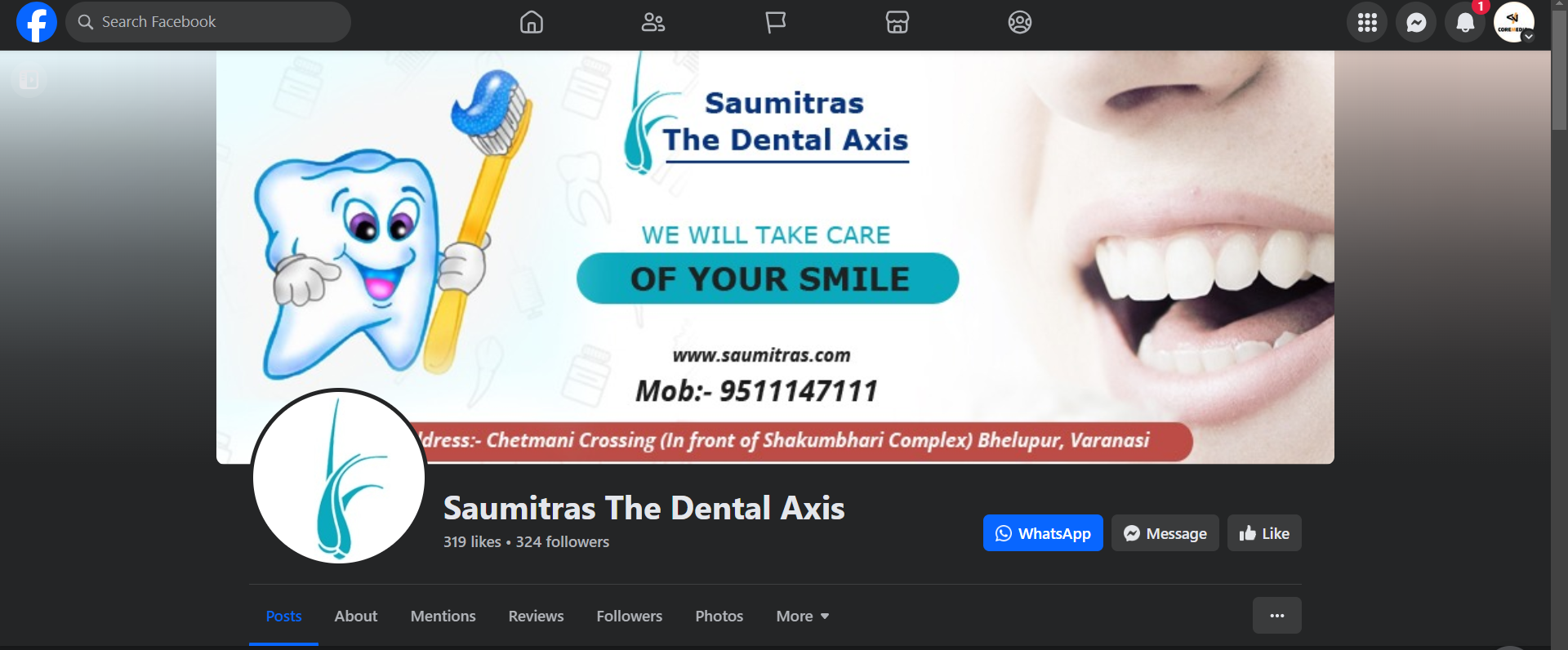 Saumitras The Dental Axis
