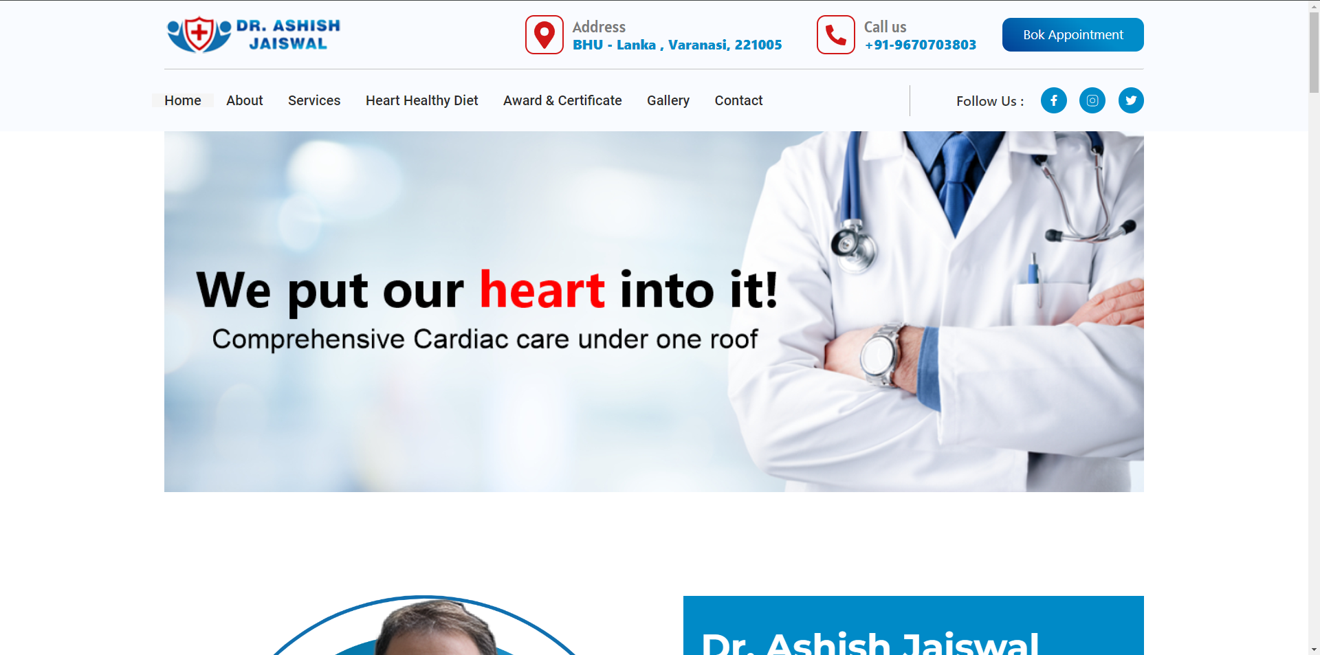 Dr. Ashish Jaiswal