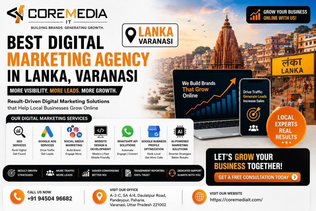 Best Digital Marketing Agency in Lanka, Varanasi – Core Media IT