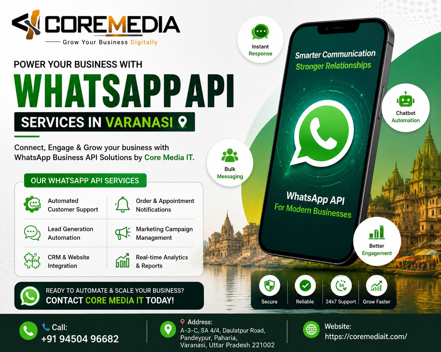 WhatsApp API Service in Varanasi