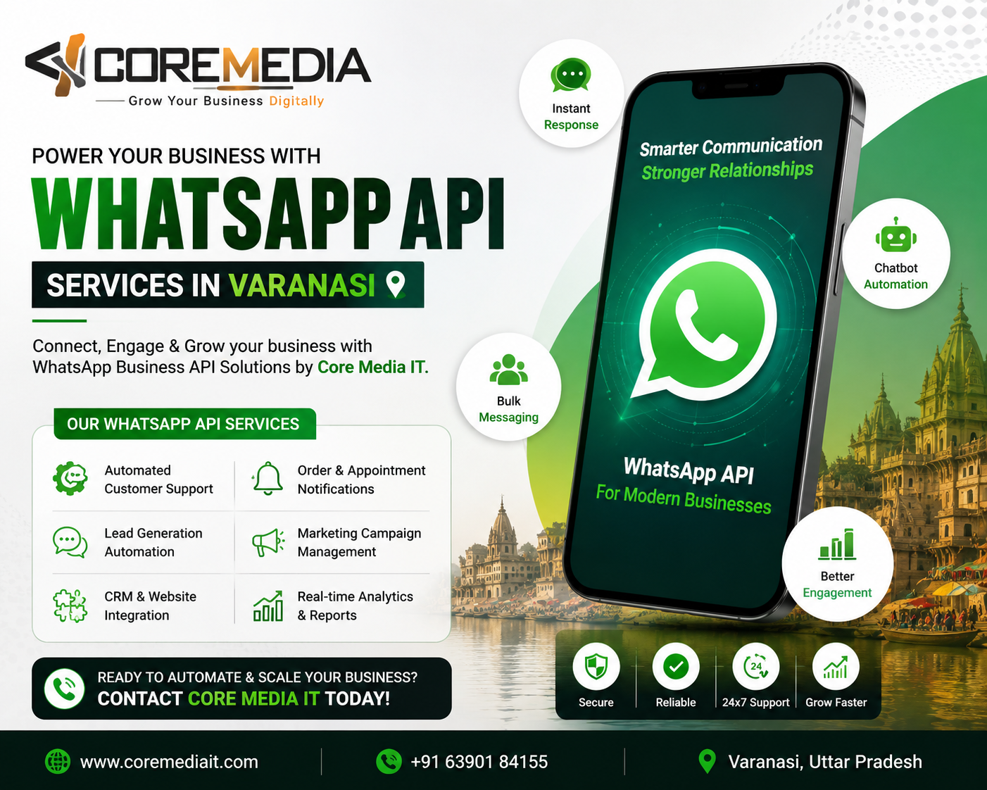 WhatsApp API Services in Varanasi